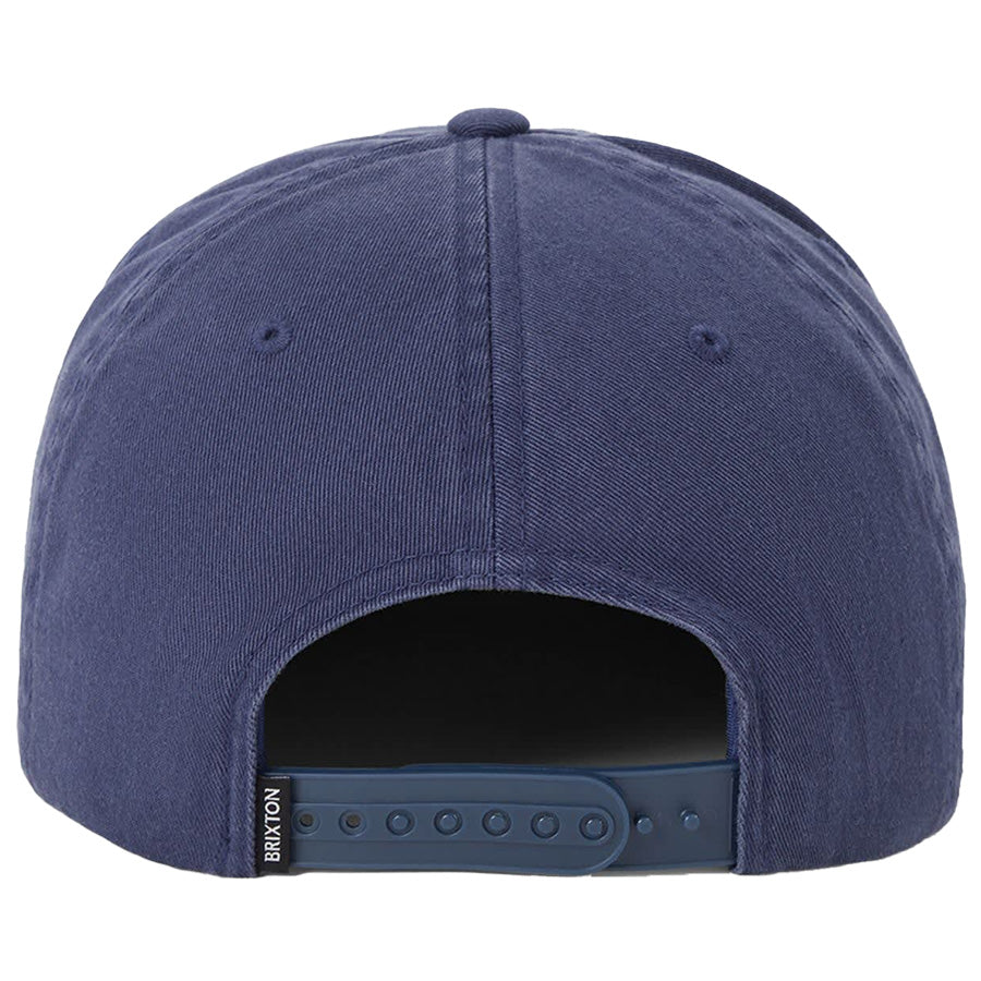 BRIXTON ( ブリクストン ) / キャップ スナップバック 帽子 / TRADEMARK SNAPBACK - WASHED NAVY / 12129-WANAV