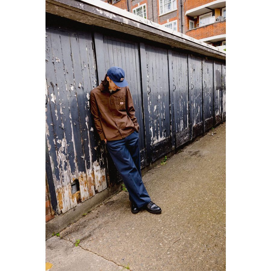 BRIXTON ( ブリクストン ) / キャップ スナップバック 帽子 / TRADEMARK SNAPBACK - WASHED NAVY / 12129-WANAV