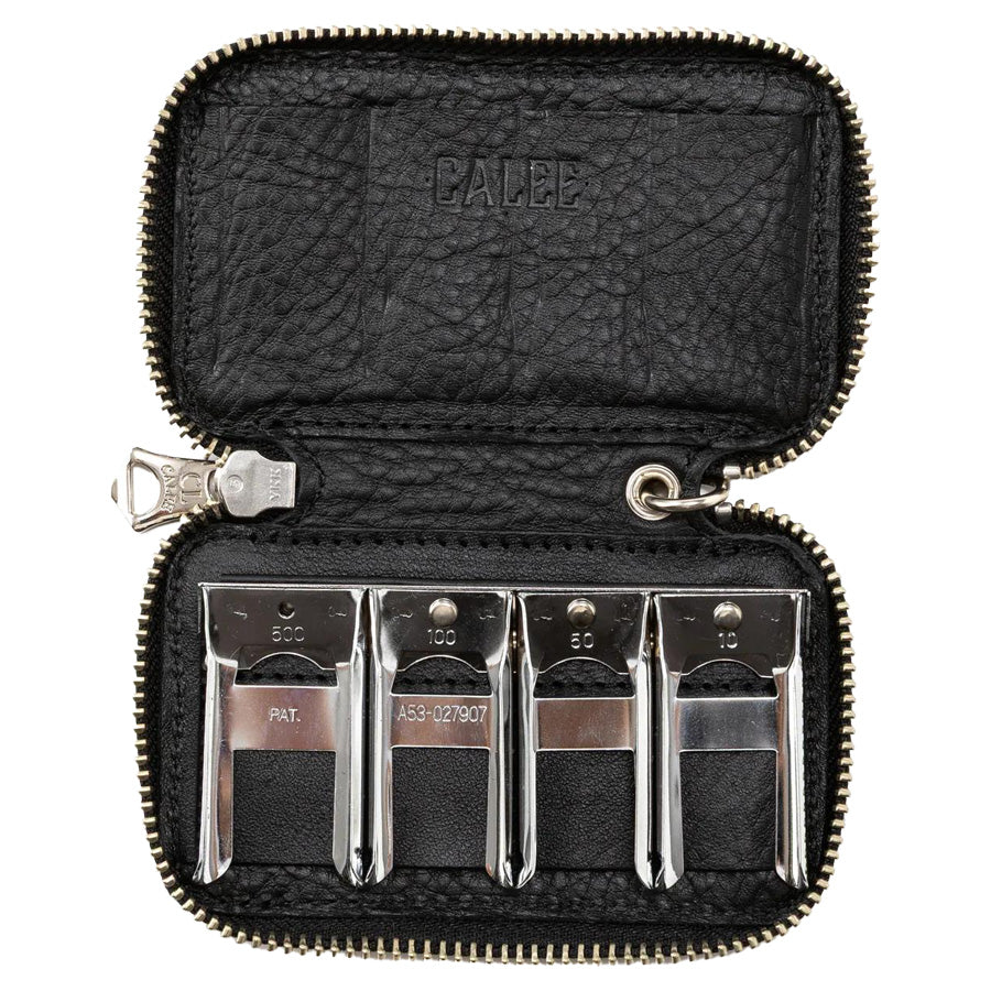 CALEE(キャリー) / スタッズレザーコインケース / STUDS LEATHER COIN CASE - BLACK / CL-26SS011LE