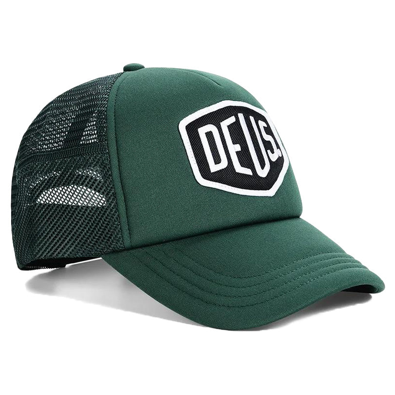 DEUS EX MACHINA ( デウスエクスマキナ ) / メッシュキャップ 帽子 / BAYLANDS TRUCKER - RACING GREEN / D263MHA112 / メンズ 赤タグ有