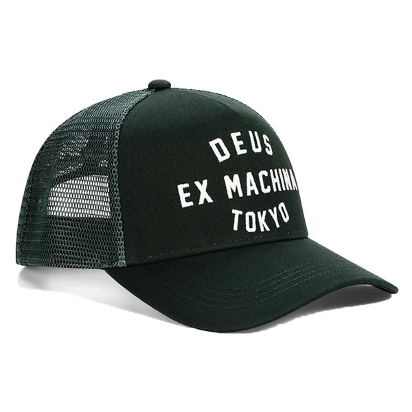DEUS EX MACHINA ( デウスエクスマキナ ) / メッシュキャップ 帽子 / HARAJUKU ADDRESS TRUCKER - RACING GREEN / D263MHA114 / メンズ (コピー)