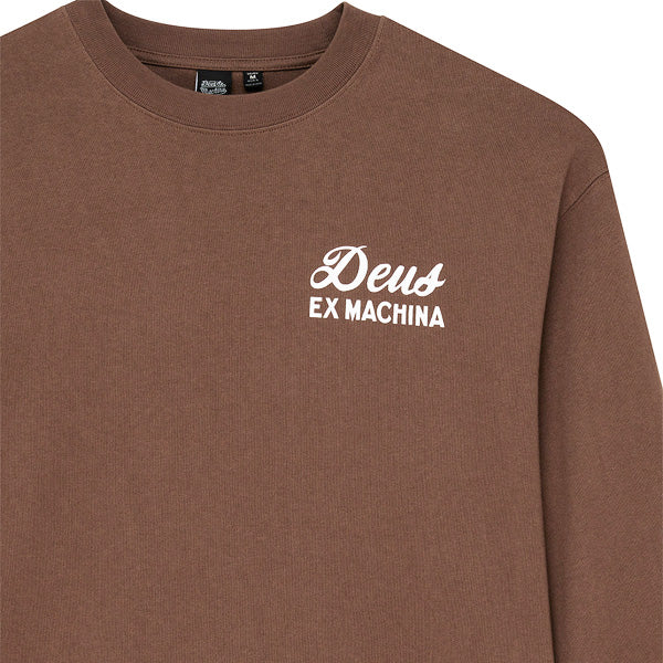DEUS EX MACHINA ( デウスエクスマキナ ) / ロンT 長袖Tシャツ / HARAJUKU SIGN LS TEE - BISON BROWN / D263MLT192