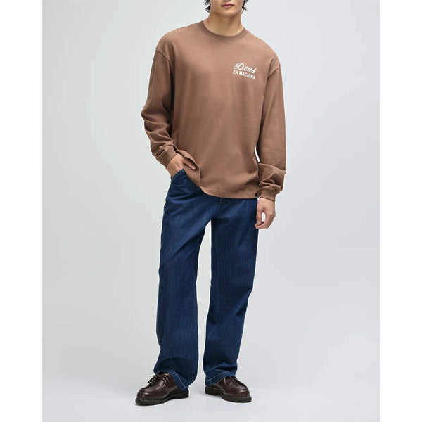 DEUS EX MACHINA ( デウスエクスマキナ ) / ロンT 長袖Tシャツ / HARAJUKU SIGN LS TEE - BISON BROWN / D263MLT192