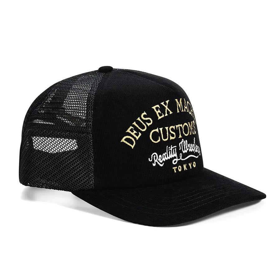 DEUS EX MACHINA ( デウスエクスマキナ ) / メッシュキャップ 帽子 / MARSDEN TRUCKER - BLACK / D263MHA331 / メンズ