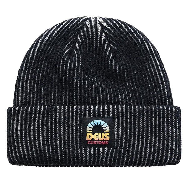 DEUS EX MACHINA ( デウスエクスマキナ ) / ビーニー ニットキャップ / MELODY 2-TONE BEANIE - ANTHRACITE GREY / D263MHA530 / メンズ
