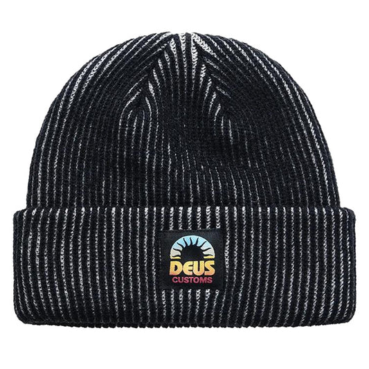DEUS EX MACHINA ( デウスエクスマキナ ) / ビーニー ニットキャップ / MELODY 2-TONE BEANIE - ANTHRACITE GREY / D263MHA530 / メンズ