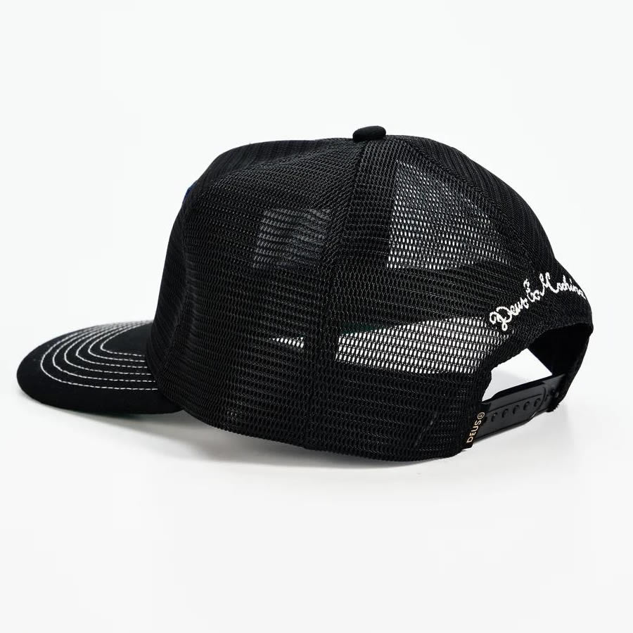 DEUS EX MACHINA ( デウスエクスマキナ ) / メッシュキャップ 帽子 / MUDFLAP TRUCKER - BLACK / D263MHA328 / メンズ