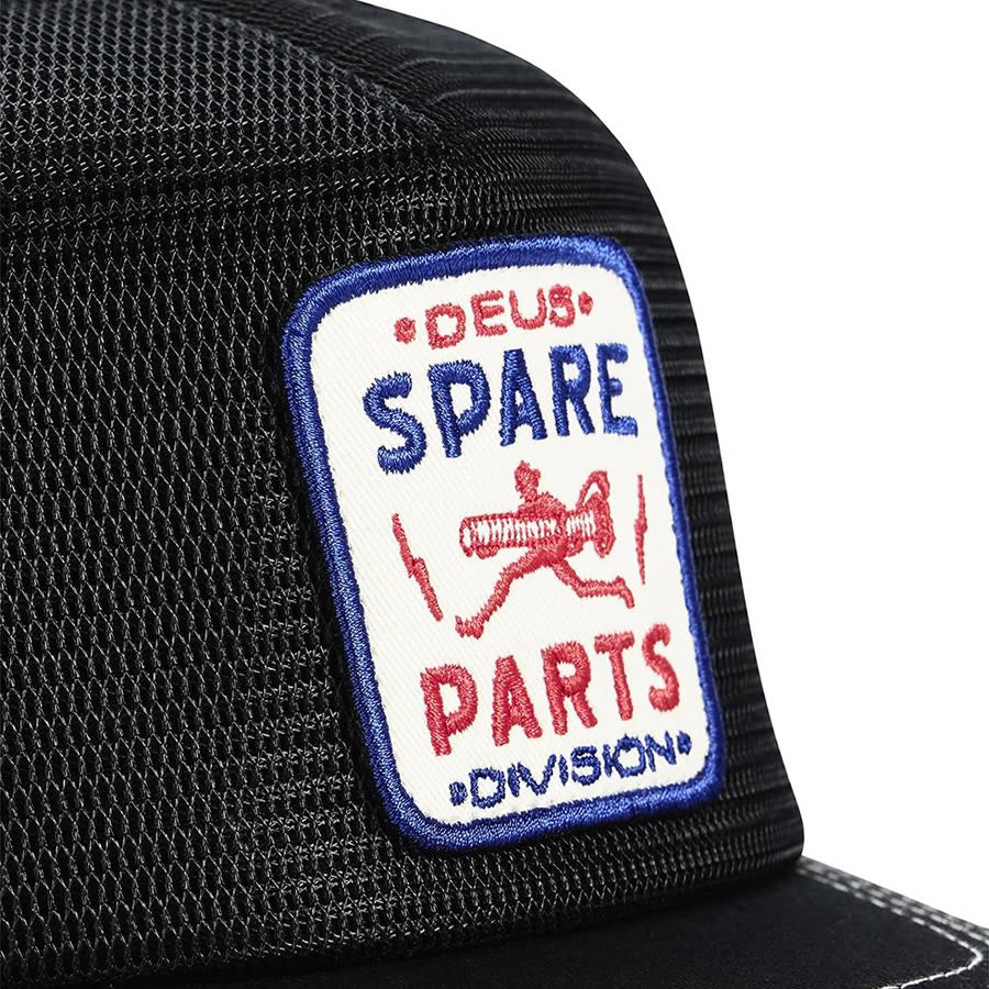 DEUS EX MACHINA ( デウスエクスマキナ ) / メッシュキャップ 帽子 / MUDFLAP TRUCKER - BLACK / D263MHA328 / メンズ