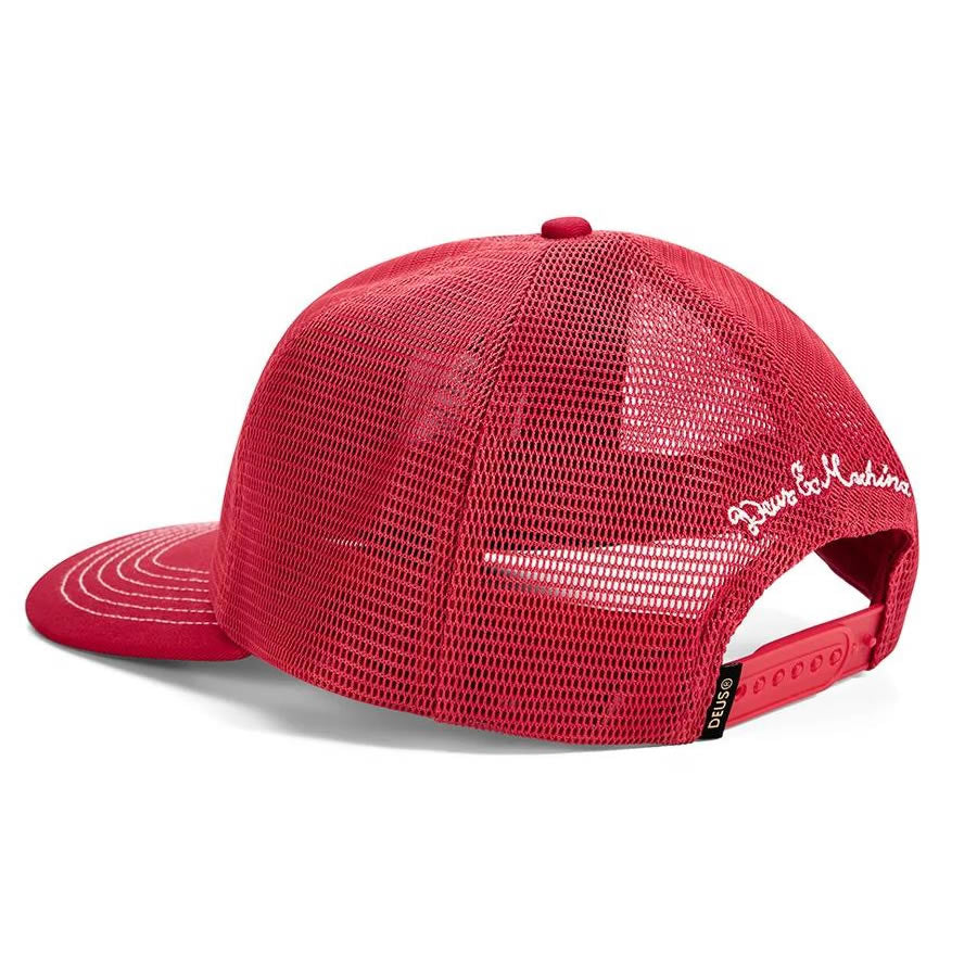 DEUS EX MACHINA ( デウスエクスマキナ ) / メッシュキャップ 帽子 / MUDFLAP TRUCKER - CHERRY RED / D263MHA328 / メンズ