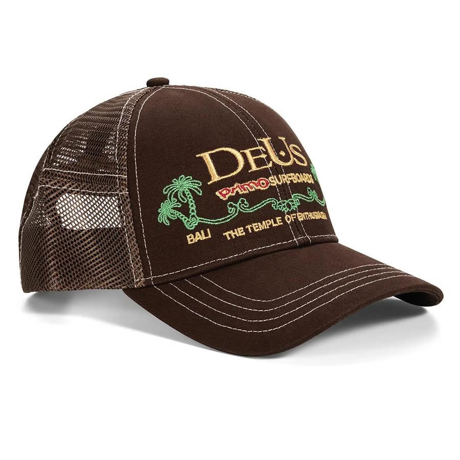 DEUS EX MACHINA ( デウスエクスマキナ ) / メッシュキャップ 帽子 / SANCHEZ TRUCKER - BROWN / D263MHA520 / メンズ