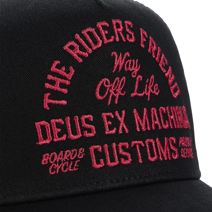 DEUS EX MACHINA ( デウスエクスマキナ ) / メッシュキャップ 帽子 / SHOOK ONES TRUCKER - BLACK / D263MHA330 / メンズ