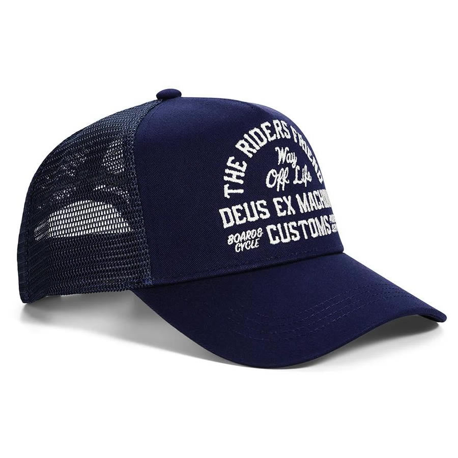 DEUS EX MACHINA ( デウスエクスマキナ ) / メッシュキャップ 帽子 / SHOOK ONES TRUCKER - MECHANIC BLUE / D263MHA330 / メンズ