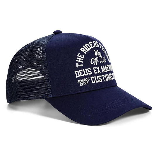 DEUS EX MACHINA ( デウスエクスマキナ ) / メッシュキャップ 帽子 / SHOOK ONES TRUCKER - MECHANIC BLUE / D263MHA330 / メンズ