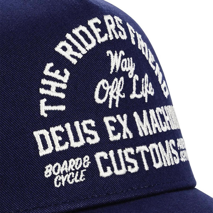 DEUS EX MACHINA ( デウスエクスマキナ ) / メッシュキャップ 帽子 / SHOOK ONES TRUCKER - MECHANIC BLUE / D263MHA330 / メンズ