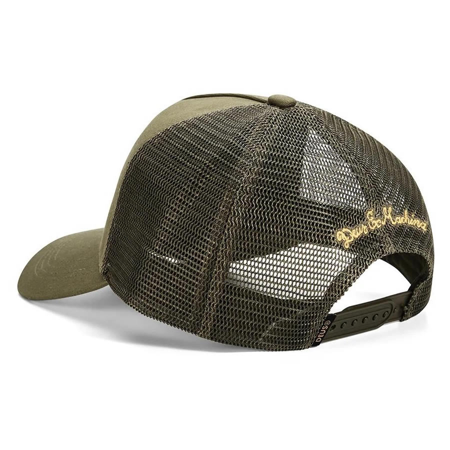 DEUS EX MACHINA ( デウスエクスマキナ ) / メッシュキャップ 帽子 / SHOOK ONES TRUCKER - OLIVE GREEN / D263MHA330 / メンズ