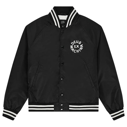 DEUS EX MACHINA ( デウスエクスマキナ ) /  スタジアムジャケット / STADIUM JACKET - BLACK / D263MJK101