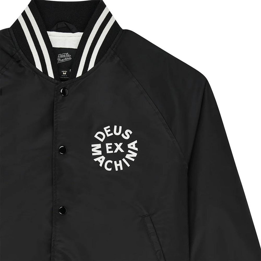 DEUS EX MACHINA ( デウスエクスマキナ ) /  スタジアムジャケット / STADIUM JACKET - BLACK / D263MJK101