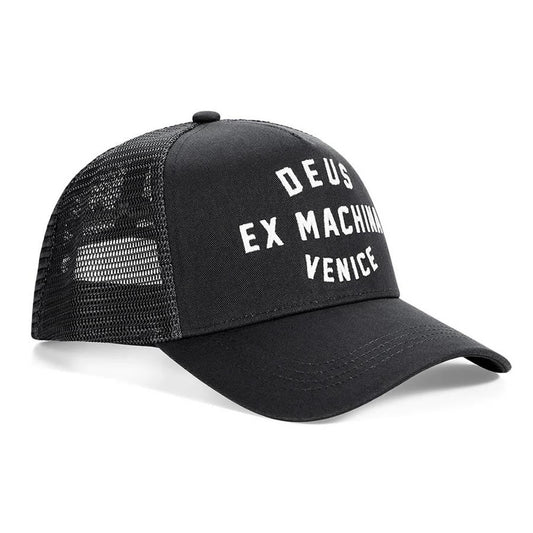 DEUS EX MACHINA ( デウスエクスマキナ ) / メッシュキャップ 帽子 / VENICE ADDRESS TRUCKER - BLACK / D263MHA113 / メンズ