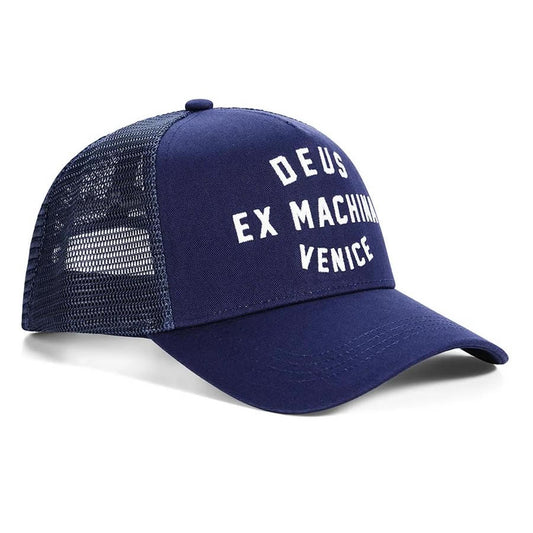 DEUS EX MACHINA ( デウスエクスマキナ ) / メッシュキャップ 帽子 / VENICE ADDRESS TRUCKER - MECHANIC BLUE / D263MHA113 / メンズ