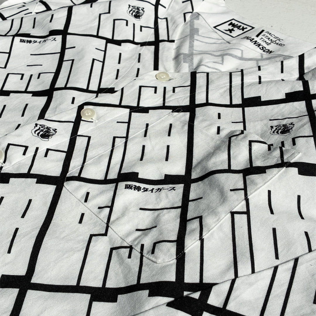 [2026/07/14 発売開始] 阪神タイガース x JHANKSON x PST x WAX / 鯉口シャツ / Koikuchi-shirts Kaku-ji Hanshin / 日本製