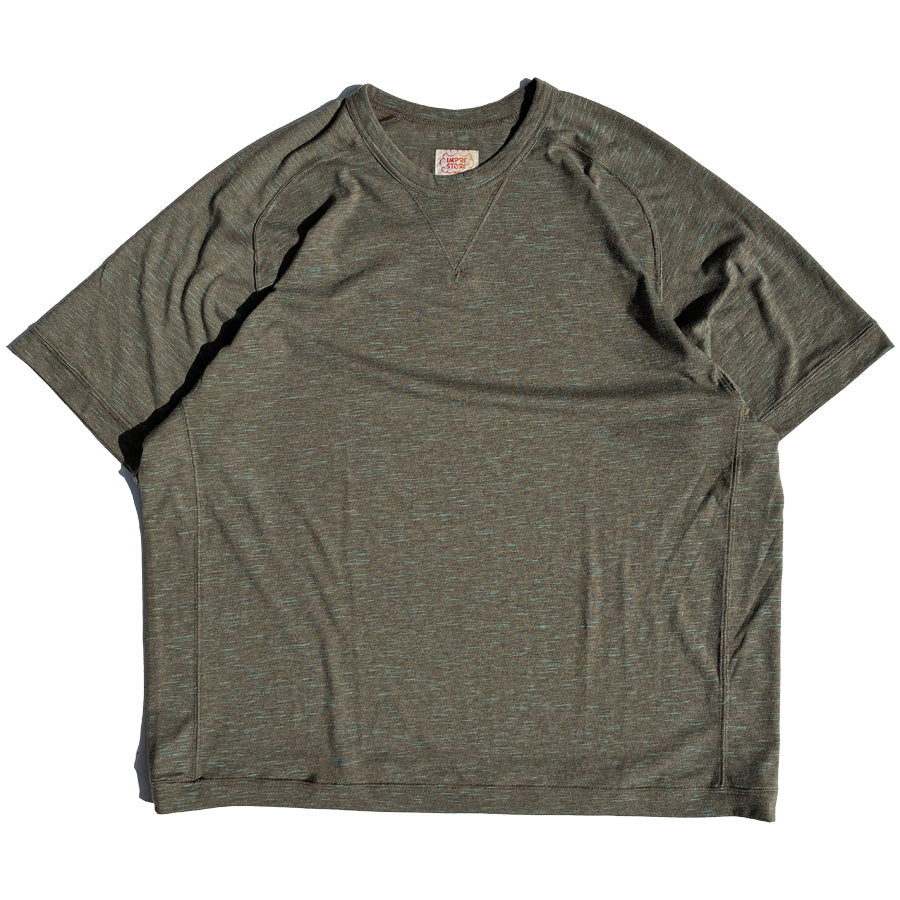 IMPRESTORE (インプレストア) / 半袖Tシャツ / NEON HEATHER FREEDOM TEE  - KHAKI / メンズ