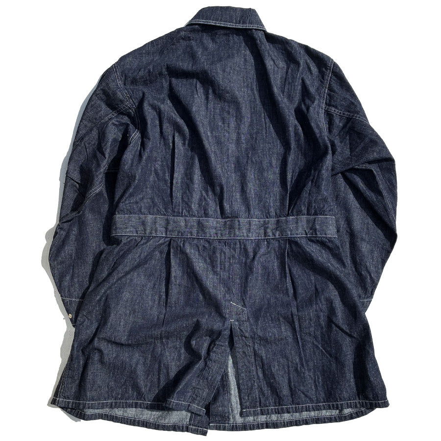 IMPRESTORE (インプレストア) / デニム ショップコート / SHOP COAT(6.5oz selvedge denim)  - BLUE DENIM VINTAGEWASH  / CBC-ImSt-113- Mario-6.5oz / メンズ