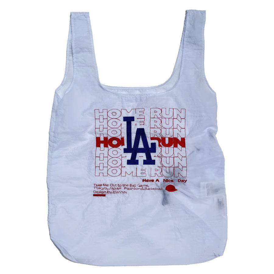 INFIELDER DESIGN x MLB /  ナイロンミニバッグ エコバッグ / MLB HOME RUN BAG - DODGERS - RED / MLB-295-Dodgers