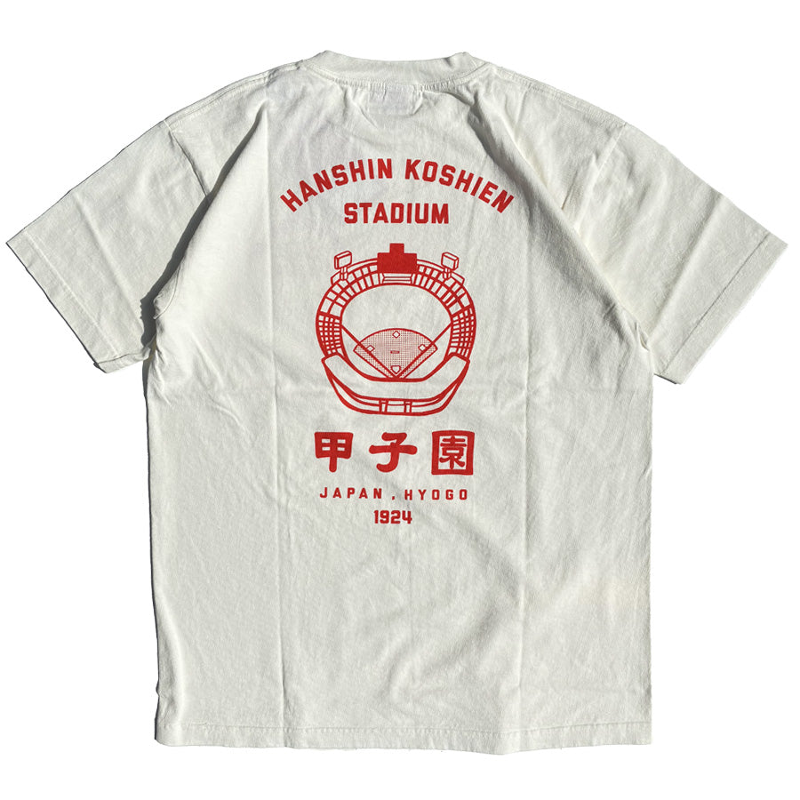 JHANKSON(ジャンクソン) x 甲子園 コラボ / 半袖Tシャツ / 甲子園TEE - WHITE / JHKT001-26