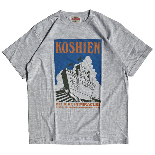 JHANKSON(ジャンクソン) x 甲子園 コラボ / 半袖Tシャツ / SCOREBOARD TEE - ASH / JHK-T002