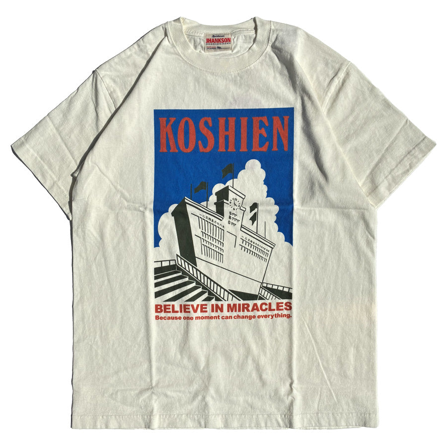 JHANKSON(ジャンクソン) x 甲子園 コラボ / 半袖Tシャツ / SCOREBOARD TEE - WHITE / JHK-T002