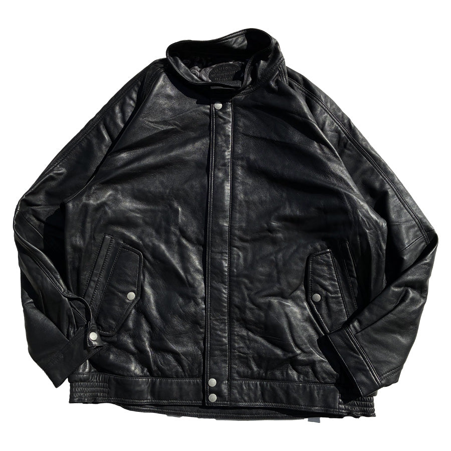 NASNGWAM (ナスングワム) / レザー ジャケット / ATTRACT LEATHER JACKET - BLACK / J2603002 / メンズ