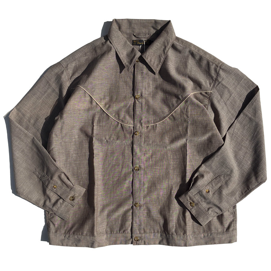 NASNGWAM (ナスングワム) / 日本製 ウール リネンジャケット / BRIGHT DAD JACKET - BROWN / J2631011 / メンズ