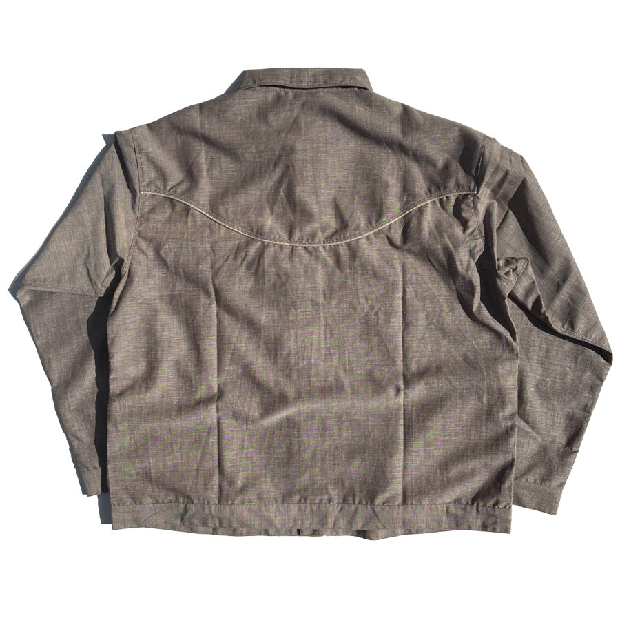 NASNGWAM (ナスングワム) / 日本製 ウール リネンジャケット / BRIGHT DAD JACKET - BROWN / J2631011 / メンズ