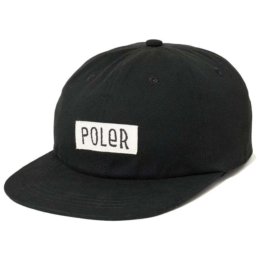POLeR OUTDOOR STUFF(ポーラーアウトドアスタッフ) / キャップ 帽子 / COTTON CAP - BLACK / 263MCV0078