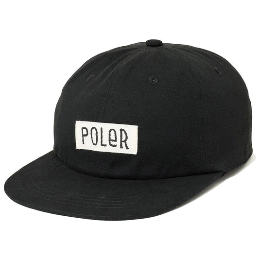 POLeR OUTDOOR STUFF(ポーラーアウトドアスタッフ) / キャップ 帽子 / COTTON CAP - BLACK / 263MCV0078