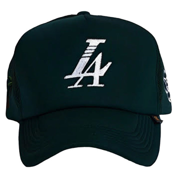 REFERENCE ( リファレンス )  / 帽子 ベースボールキャップ スナップバック / PARADISE LA TRUCKER - BLACK / RE2602BK