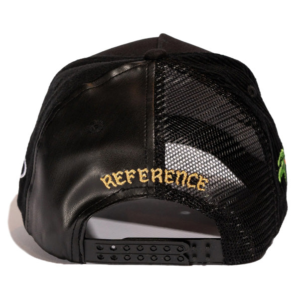 REFERENCE ( リファレンス )  / 帽子 ベースボールキャップ スナップバック / PARADISE LA MULTI-PANEL - BLACK / RE2604BK