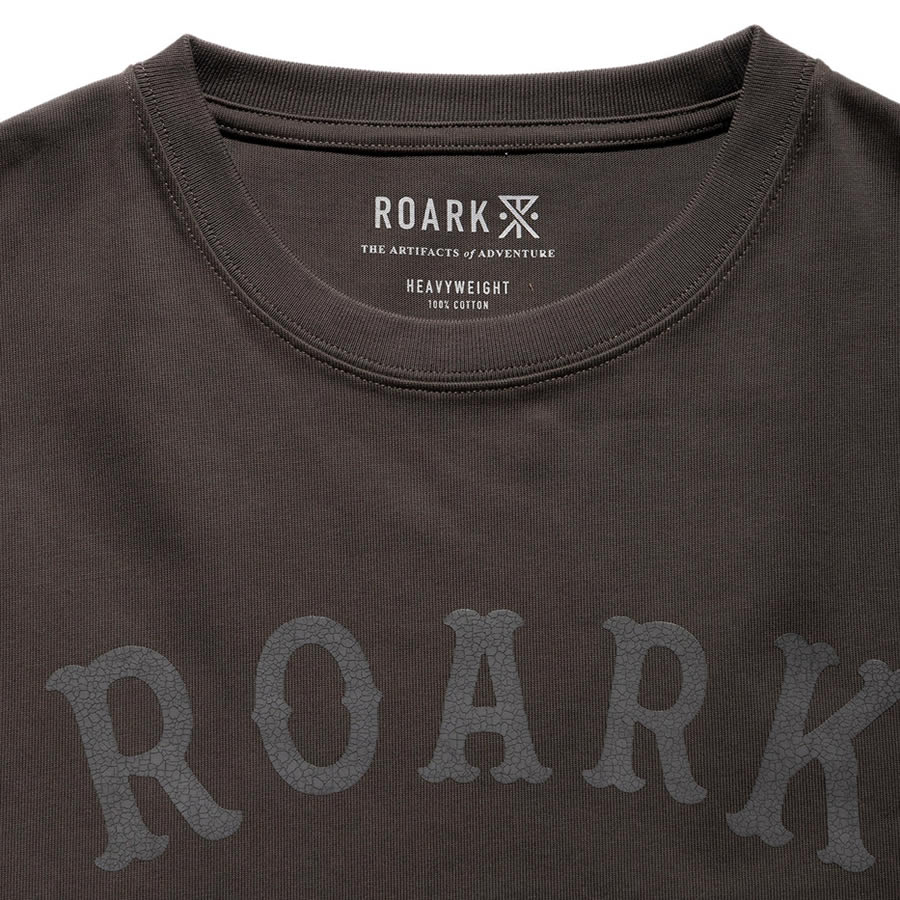 ROARK (ロアーク) /  長袖Tシャツ ロンT / "MEDIVAL" 14OZ H/W L/S TEE - CHACOAL / RLTJHW1271 / メンズ