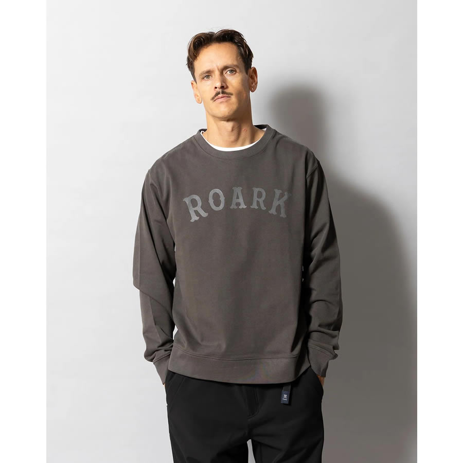 ROARK (ロアーク) /  長袖Tシャツ ロンT / "MEDIVAL" 14OZ H/W L/S TEE - CHACOAL / RLTJHW1271 / メンズ