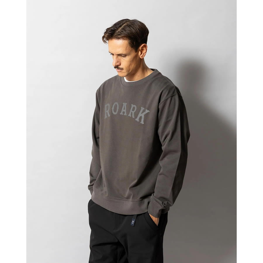 ROARK (ロアーク) /  長袖Tシャツ ロンT / "MEDIVAL" 14OZ H/W L/S TEE - CHACOAL / RLTJHW1271 / メンズ