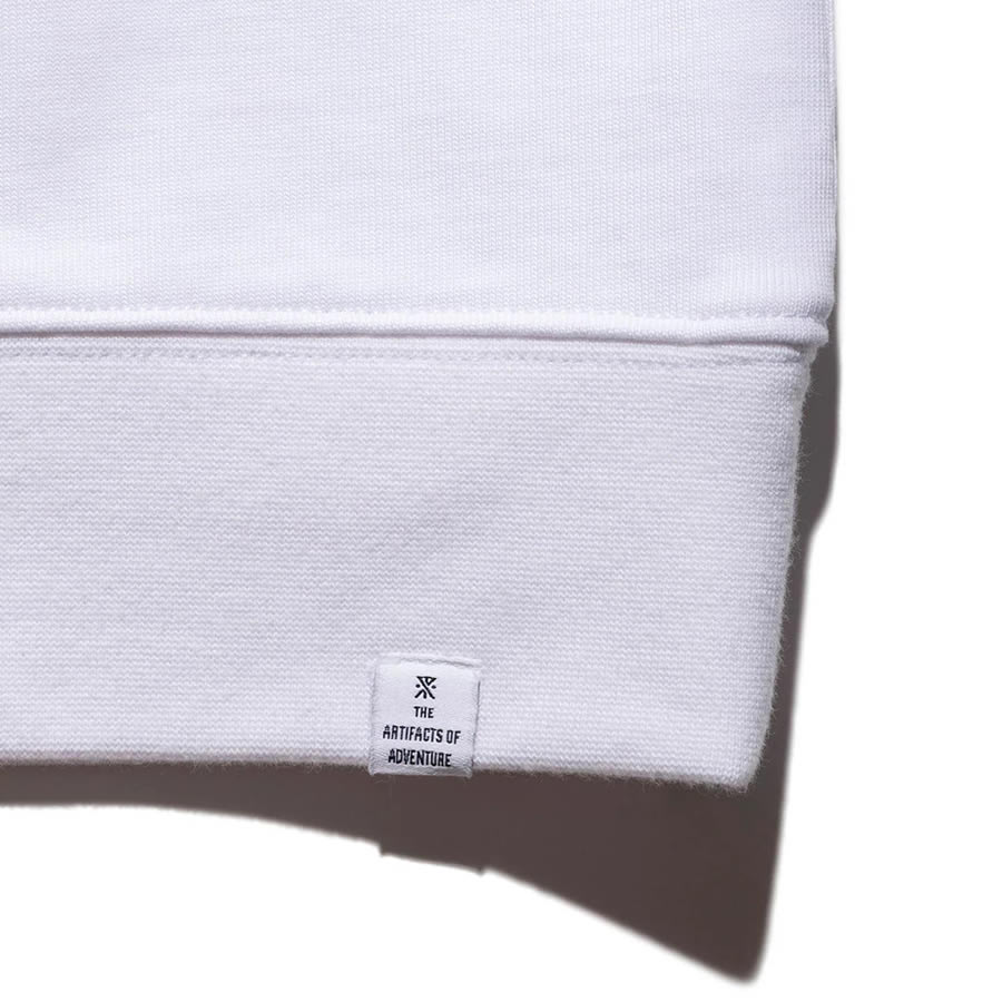 ROARK (ロアーク) /  長袖Tシャツ ロンT / "ROAMIING" 14OZ H/W HENLY NECK L/S TEE - WHITE / RLTJHW1270 / メンズ