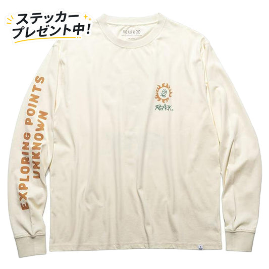 ROARK (ロアーク) /  長袖Tシャツ ロンT / "SUNBEAM" L/S TEE - NATURAL / RLTJ1251 / メンズ