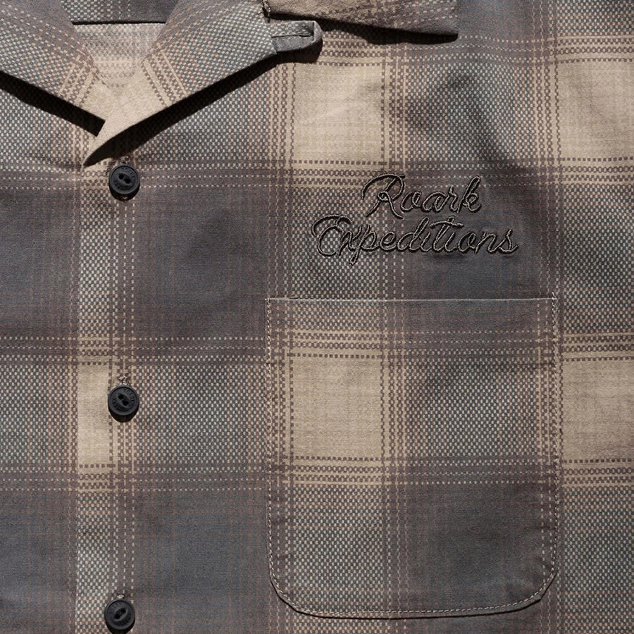 ROARK (ロアーク) /  長袖シャツ / WILDCAMP LS - FADED BROWN / RLWJ1252/ メンズ