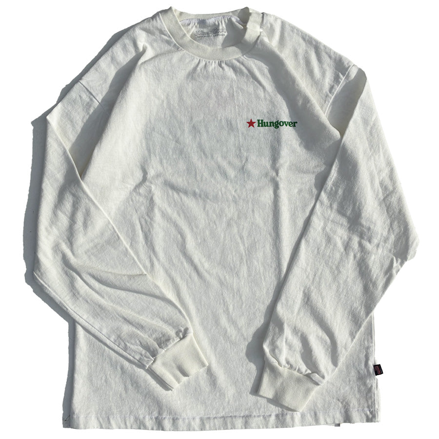 SLOPPY(スラッピー) / 長袖 Tシャツ ロンT  / HUNGOVER LS TEE- WHITE / メンズ