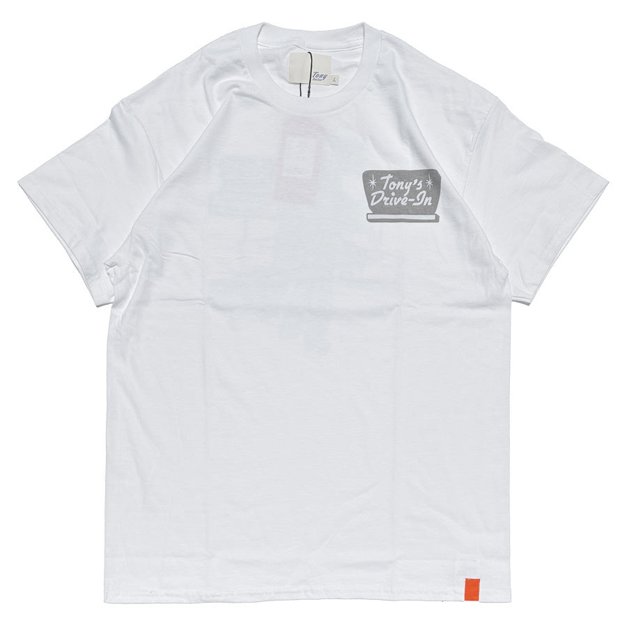 Tony Taizsun(トニー タイズサン) / 半袖シャツ Tシャツ / UKIYOE DRIVE IN TEE - WHITE / 26LS-006 / メンズ