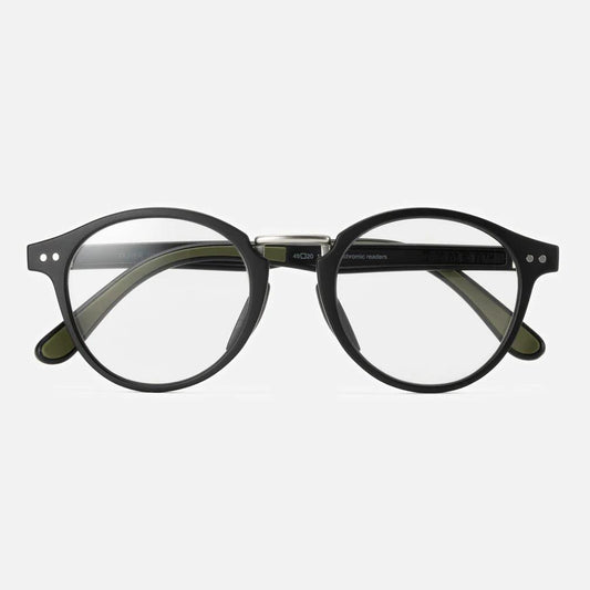 TYMER(タイマー) / 調光遠近両用 アイウェア / OLIVER - Matt Black  x Photochromic Clear to Grey / TR105-MBK-PGD / メンズ