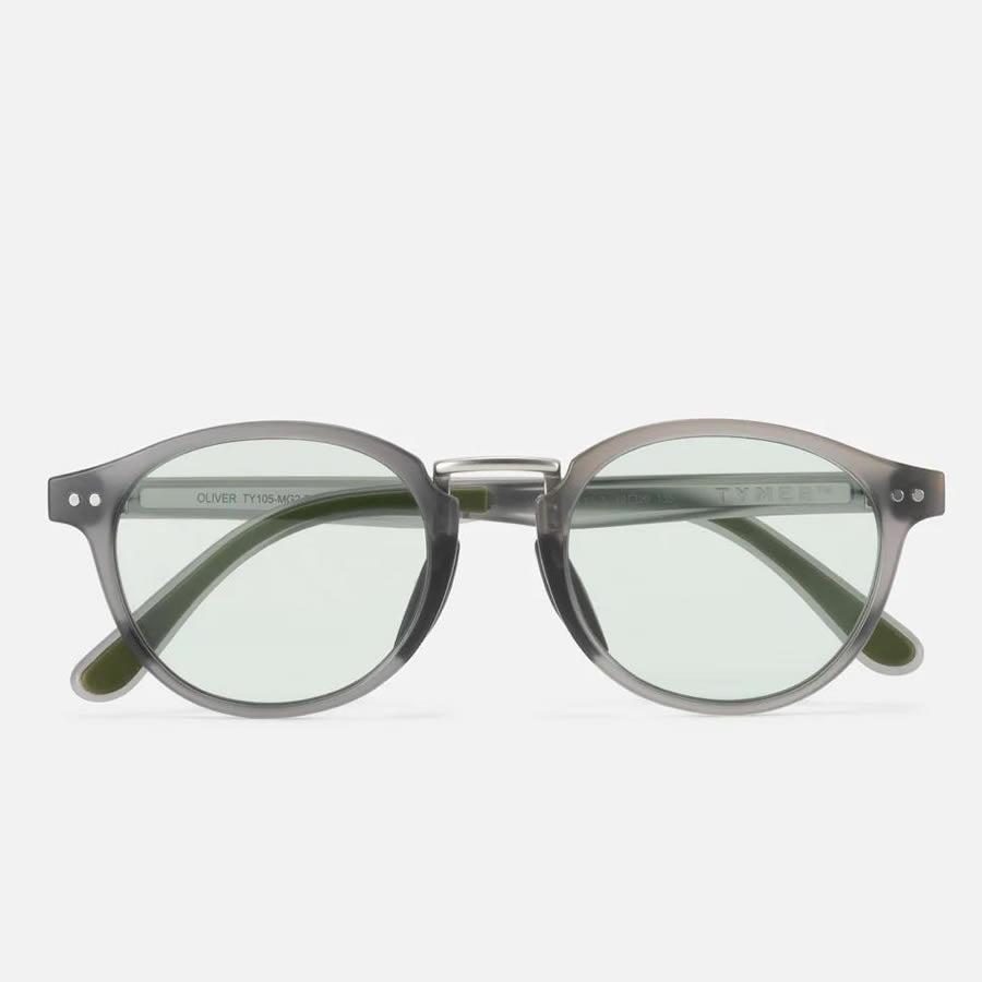 TYMER(タイマー) / 調光レンズ サングラス アイウェア / OLIVER - Matt Clear Grey2  x Photochromic Green / TY105-MG2-PGR / メンズ