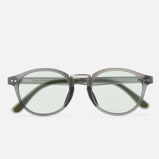 TYMER(タイマー) / 調光レンズ サングラス アイウェア / OLIVER - Matt Clear Grey2  x Photochromic Green / TY105-MG2-PGR / メンズ