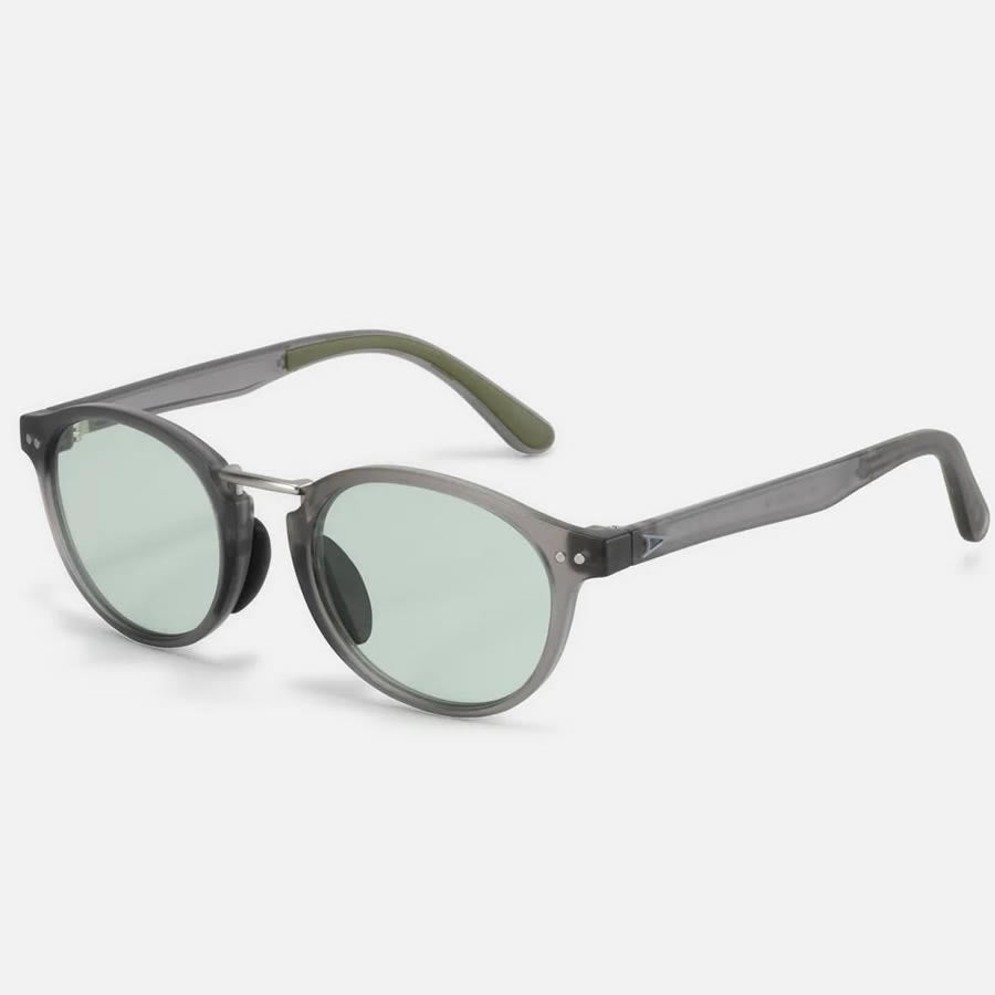 TYMER(タイマー) / 調光レンズ サングラス アイウェア / OLIVER - Matt Clear Grey2  x Photochromic Green / TY105-MG2-PGR / メンズ