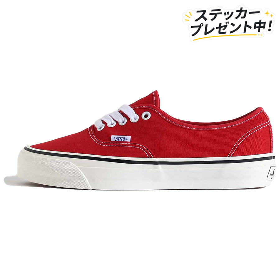 VANS バンズヴァンズ / ローカット スニーカー /  PREMIUM AUTHENTIC - RACING RED x MARSHMALLOW / VN000CQABOP / メンズ